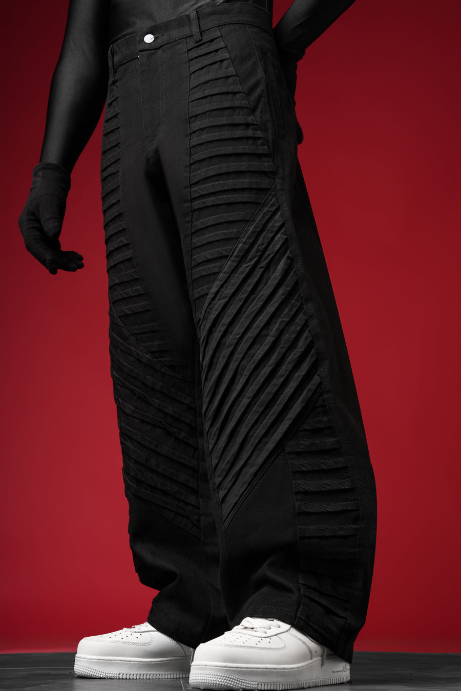 Unisex Pleated Pants