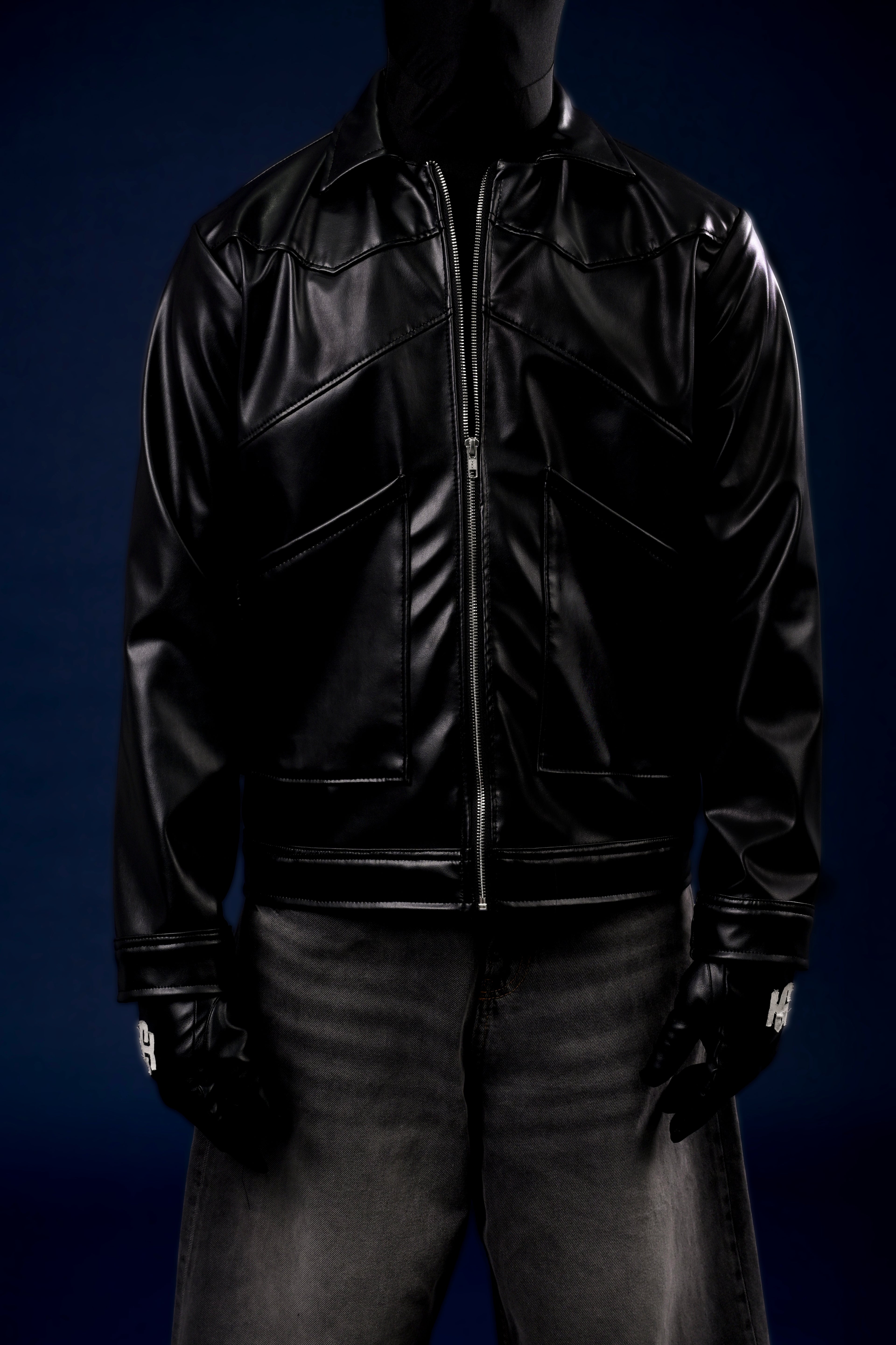 Core Vegan Leather Jacket