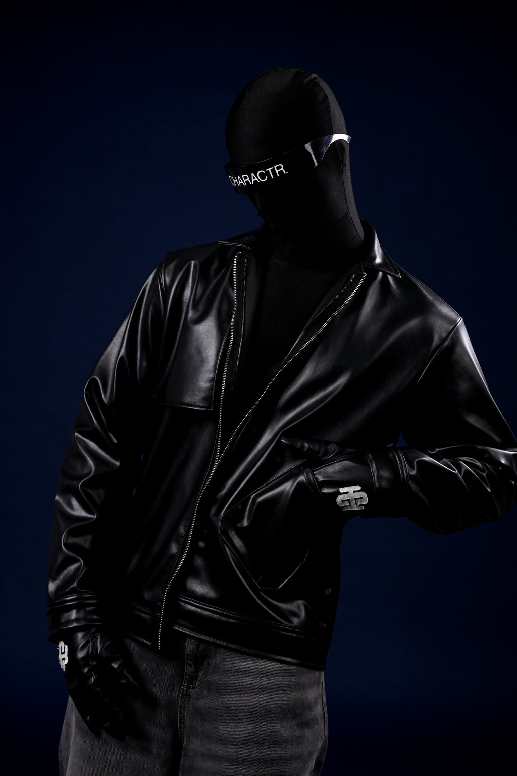 Flap Vegan Leather Jacket