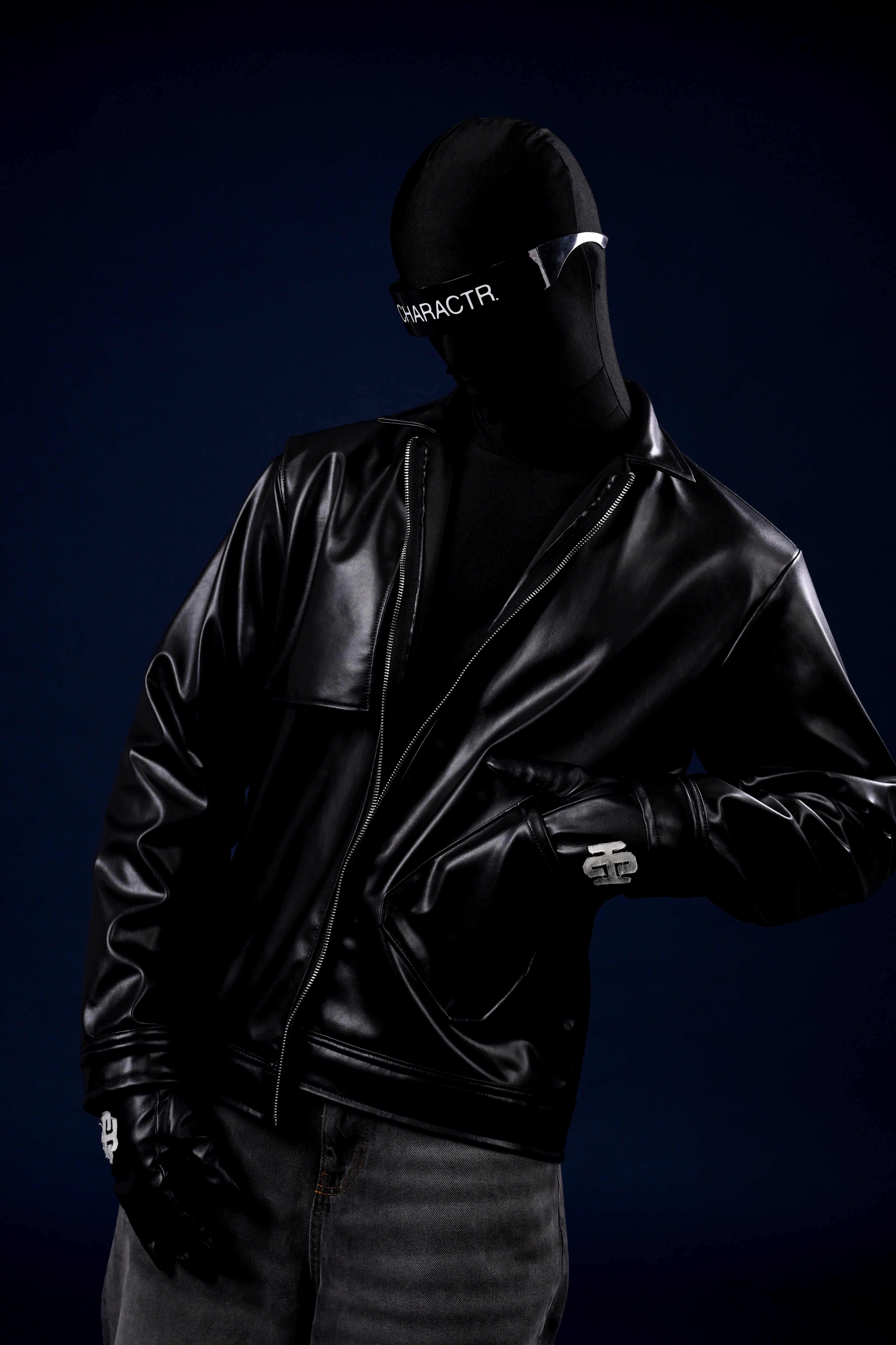 Flap Vegan Leather Jacket